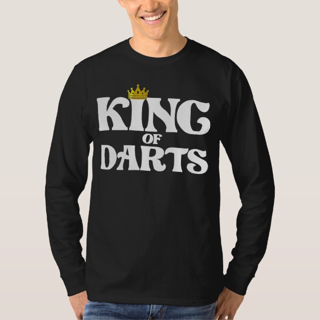 T-shirt roi des fléchettes (Devant)