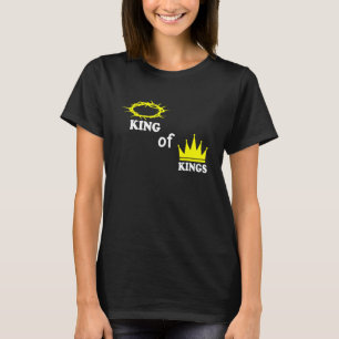 T-shirt Roi des rois Christian Couronne Amour Joie Paix