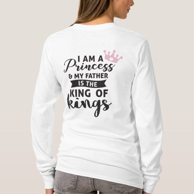 T-shirt Roi des rois Princesse (Dos)
