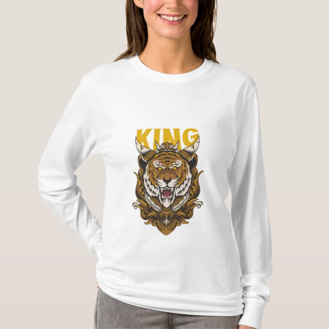 T-shirt roi des tigres (Devant)
