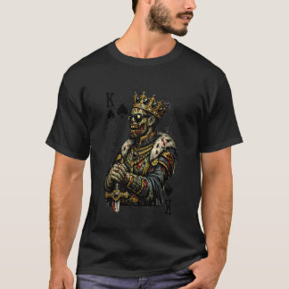 T-shirt Roi des zombies Pique Halloween Matching Couple Jo
