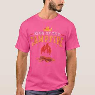 T-shirt Roi Drôle De Chemise De Feu De Campagne Pour Le C
