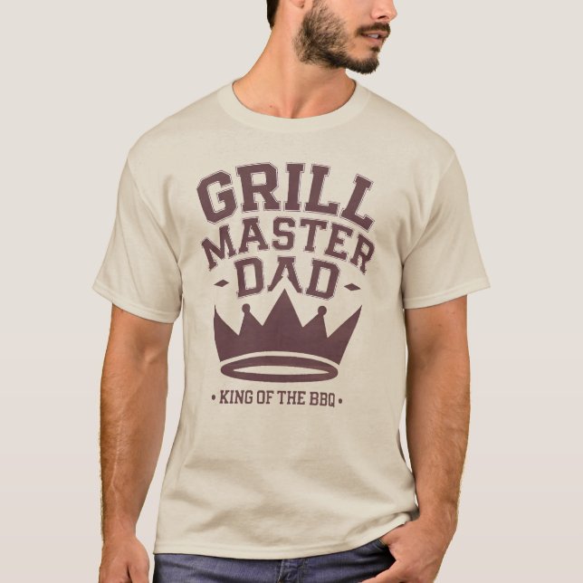 T-shirt Roi du barbecue (Devant)