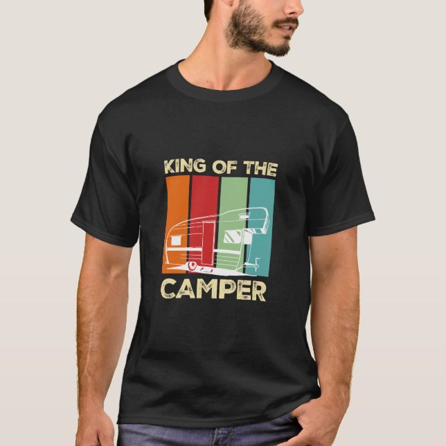 T-shirt Roi du campeur (Devant)