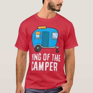 T-shirt Roi du camping de la caravane Rv Papa cadeau de ca