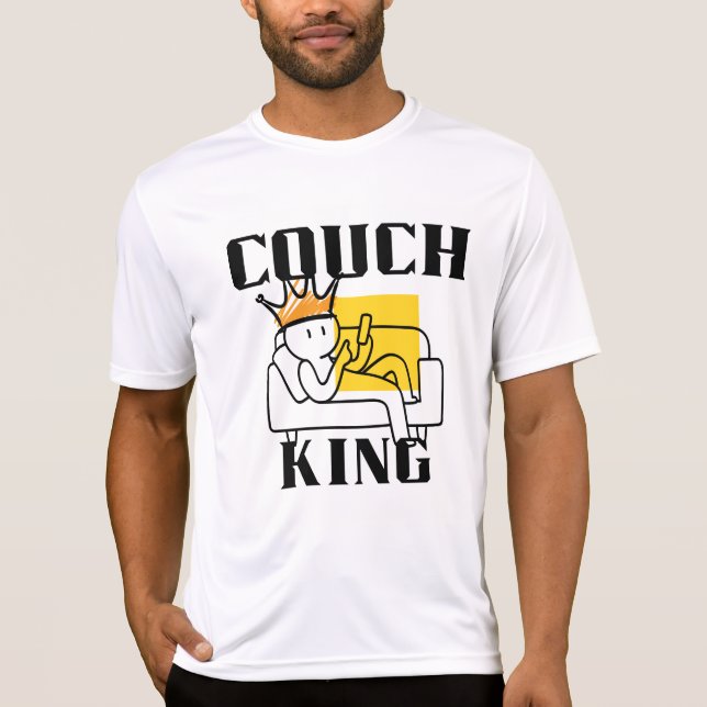 T-Shirt Roi du Canapé (Devant)
