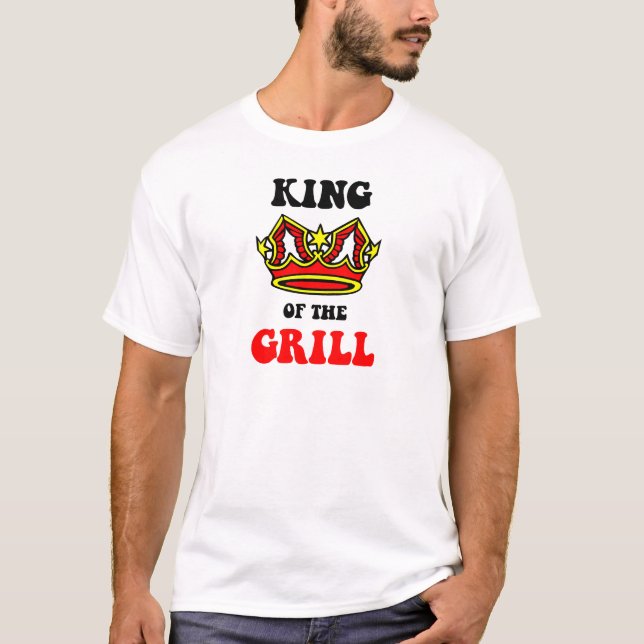 T-shirt Roi du gril (Devant)