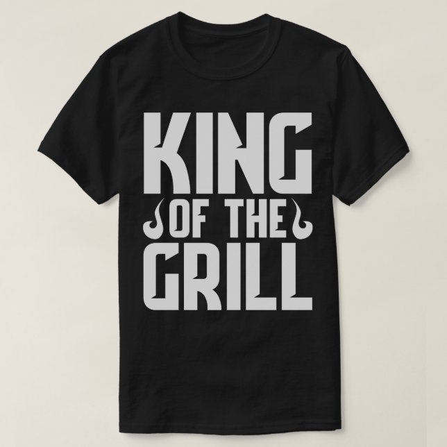 T-shirt Roi du grill (Design devant)