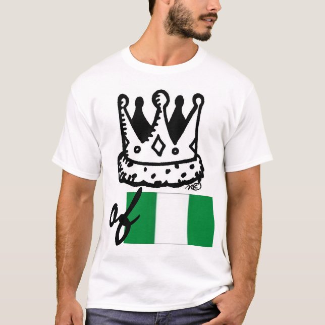 T-shirt roi du Nigéria (Devant)
