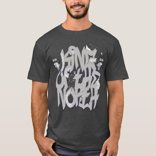T-shirt Roi du nord avec l'emblème de loup (Devant)