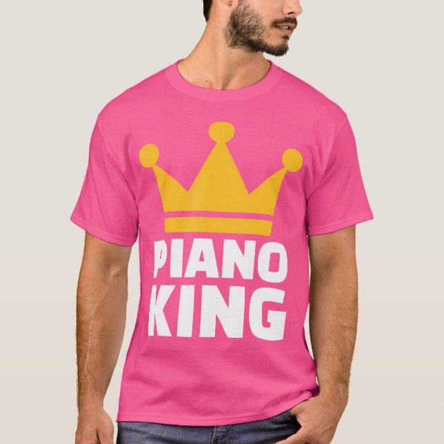 T-shirt Roi du piano (Devant)