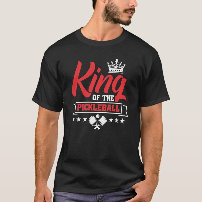 T-shirt Roi du pickleball (Devant)
