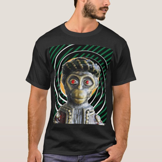T-shirt Roi en spirale de singe (Devant)