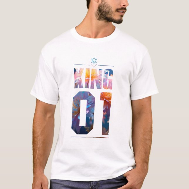 T-shirt Roi et reine des fleurs 01 (Devant)