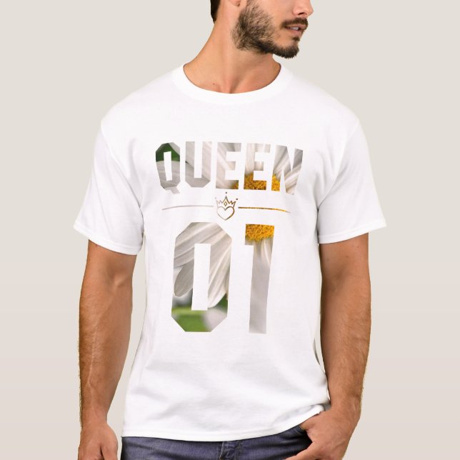 T-shirt Roi et reine des fleurs 01 (Devant)