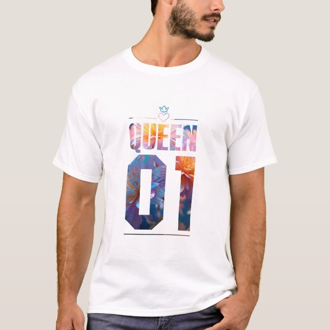 T-shirt Roi et reine des fleurs 01 (Devant)
