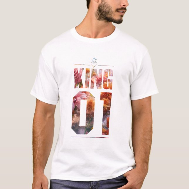 T-shirt Roi et reine des fleurs 01 (Devant)