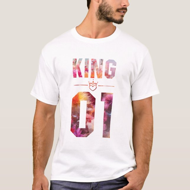 T-shirt Roi et reine des fleurs 01 (Devant)
