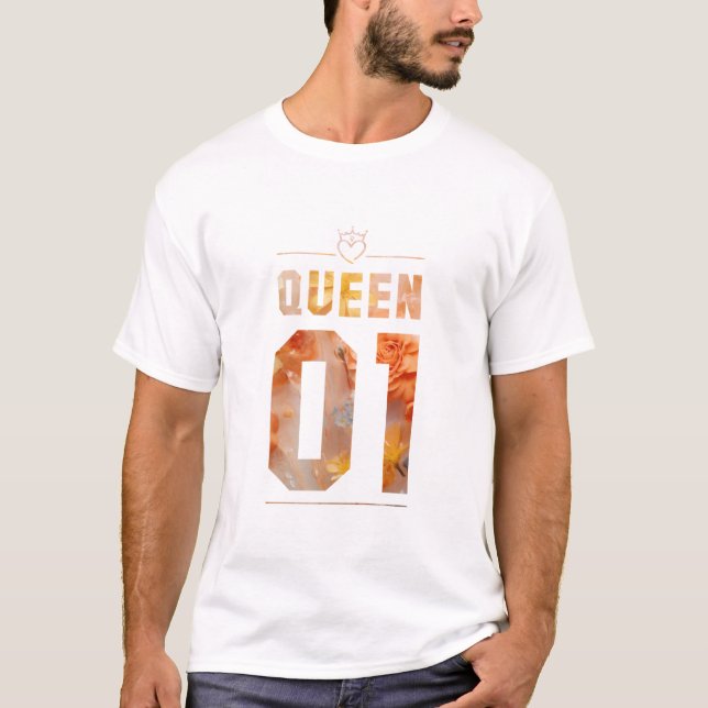 T-shirt Roi et reine des fleurs 01 (Devant)