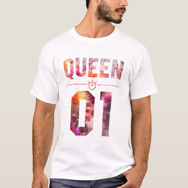 T-shirt Roi et reine des fleurs 01 (Devant)