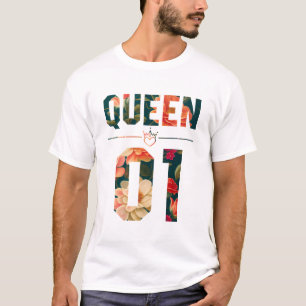 T-shirt Roi et reine des fleurs 01