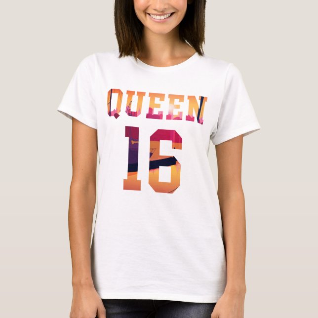 T-shirt Roi et Reine ensemble depuis 2016 (Devant)