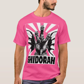 T-shirt ROI GHIDORAH Soleil levant pour les tee - shirts r