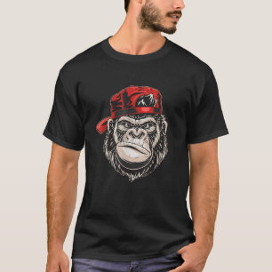 T-shirt Roi gorille alpha drôle singe faune