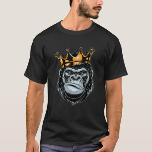 T-shirt Roi gorille Alpha Drôle Singe Faune