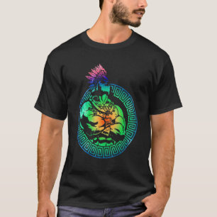 T-shirt Roi guerrier aztèque Art autochtone mexicain Art m