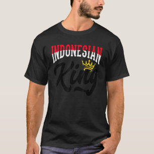 T-shirt Roi indonésien Indonésie Indonésien Indonésie Drap