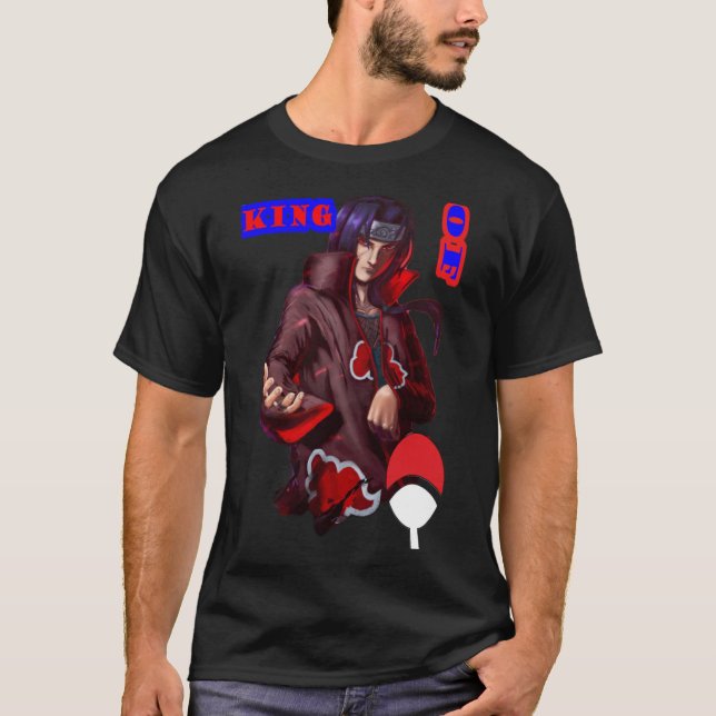 T-shirt Roi Itachi d'Uchiha (Devant)
