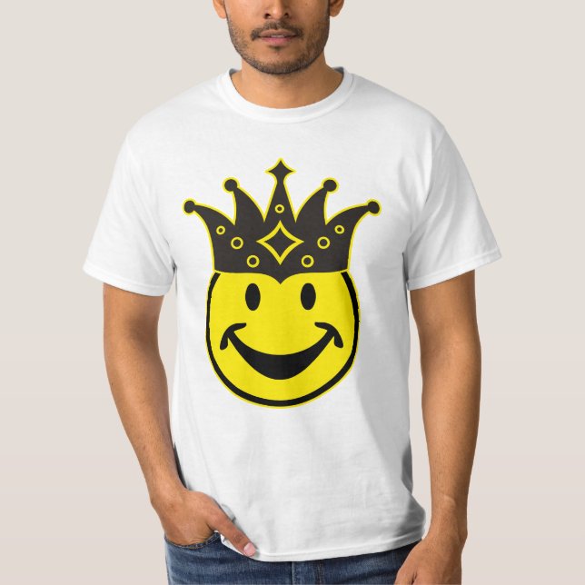 T-shirt Roi jaune + votre dos. & idées (Devant)