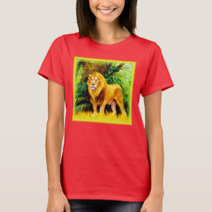 T-shirt Roi Lion Dans La Jungle. Commandez dès maintenant 