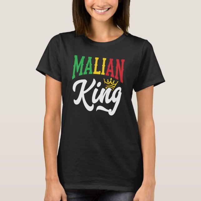 T-shirt Roi malien Mali Malien Drapeau Mali (Devant)