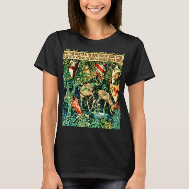 T-shirt Roi médiéval Arthur William Morris (Devant)