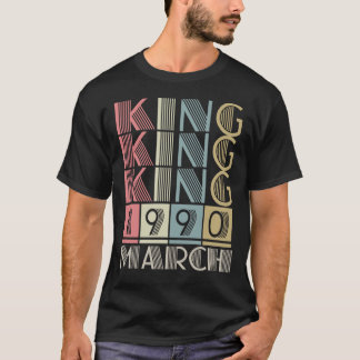 T-shirt Roi né en MARS 1990