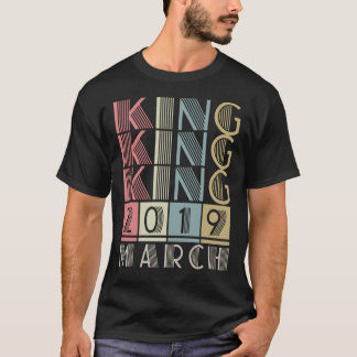 T-shirt Roi né en MARS 2019