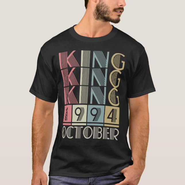 T-shirt Roi né en octobre 1994 (Devant)