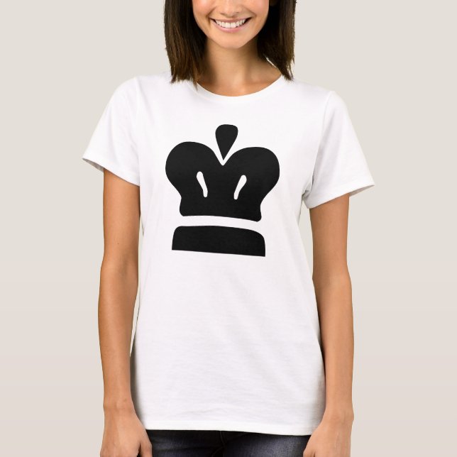 T-shirt Roi noir (Devant)