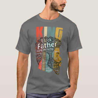T-shirt Roi Noir fort à Atim Afro-Américain naturel