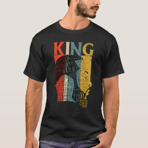 T-shirt Roi Noir fort Afro-Américain Naturel Afro 1