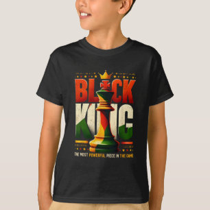 T-shirt Roi Noir Inspiré Roi Noir Échecs Histoire Noire