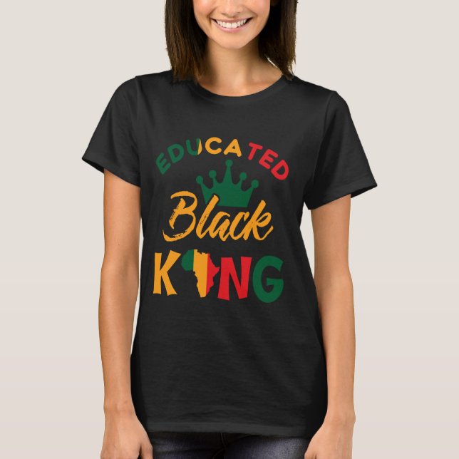 T-shirt Roi noir instruit (Devant)
