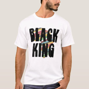 T-shirt Roi Noir Pour Les Garçons Hommes Histoire Mois Afr