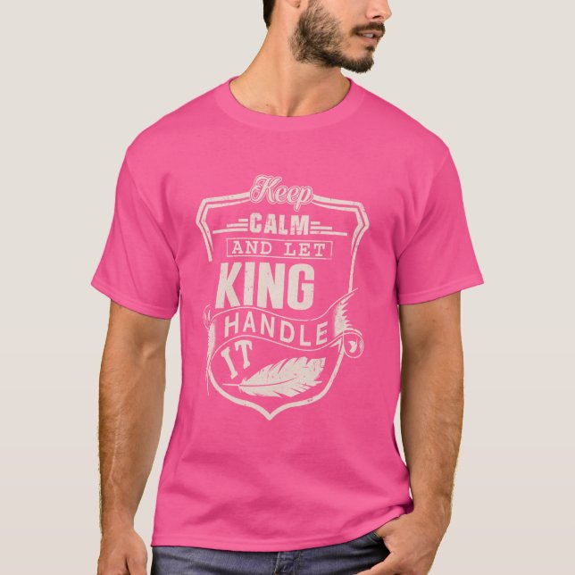 T-shirt Roi Nom Chemise Roi Nom Anniversaire (Devant)