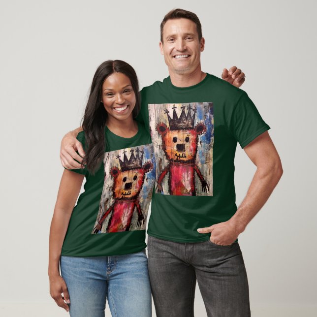 T-shirt Roi Ours Urbain GRAFFITI (Unisexe)