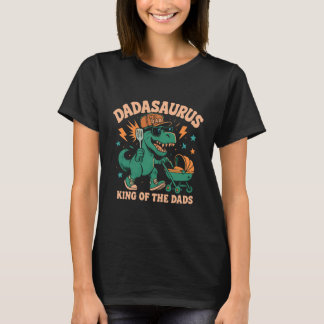 T-shirt Roi Papa Saurux Rex, Dinosaure Drôle 