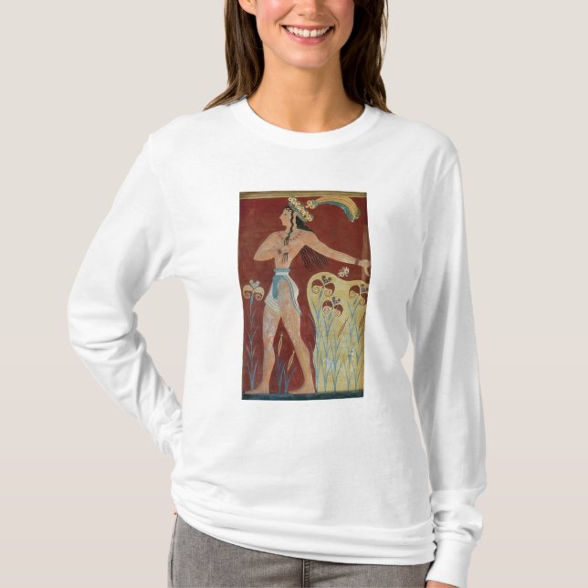 T-shirt Roi-Prêtre ou prince avec des lis (Devant)