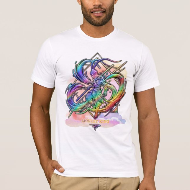 T-shirt Roi Singe Arc-en-Ciel Hexa Crest (Devant)